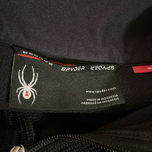 Black Spider Sweater - Full Zip, Size Medium - Picture 5 of 6